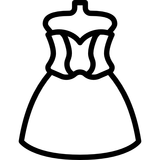 ドレス Basic Miscellany Lineal icon