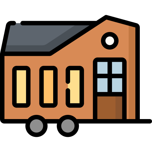 Крошечный дом Special Lineal color иконка
