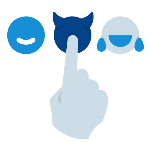 Emoticon Generic Blue icon