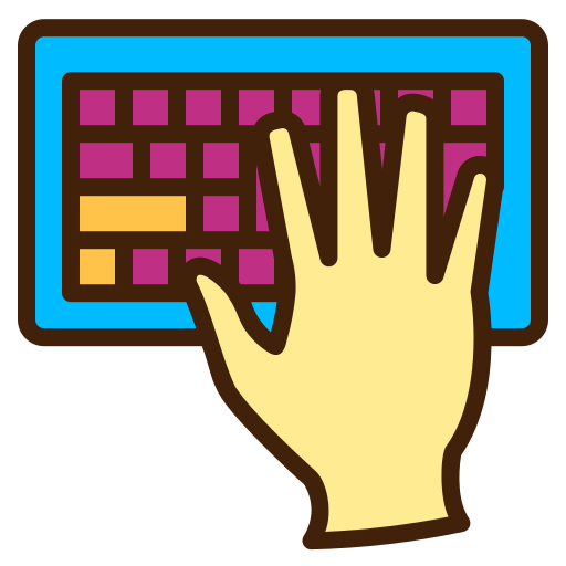 Typing Generic Outline Color icon