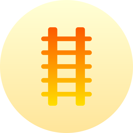 Ladder Basic Gradient Circular icon