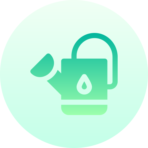 Watering can Basic Gradient Circular icon