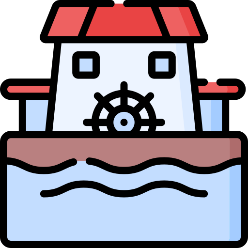 Water mill Special Lineal color icon
