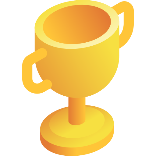 trofeo Gradient Isometric Gradient icono