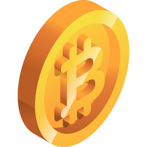 bitcoin Gradient Isometric Gradient icon