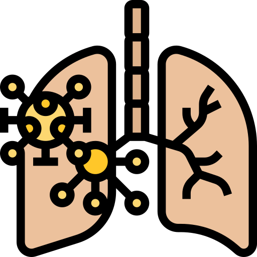 Lung Meticulous Lineal Color icon