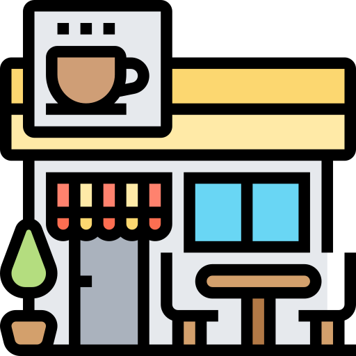 커피 샵 Meticulous Lineal Color icon