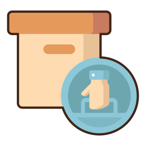 Storage Flaticons Lineal Color icon
