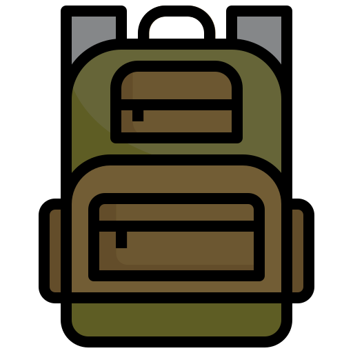rucksack Surang Lineal Color icon