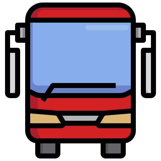 Bus Surang Lineal Color icon