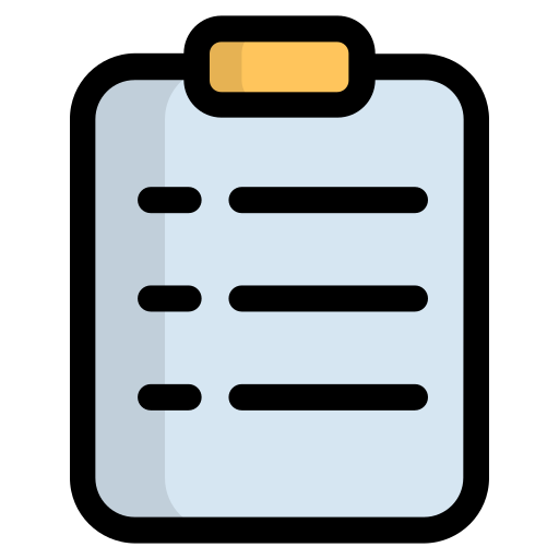 Task list Generic Outline Color icon