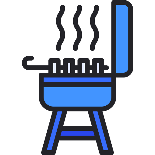 barbecue grill Generic Outline Color Icône