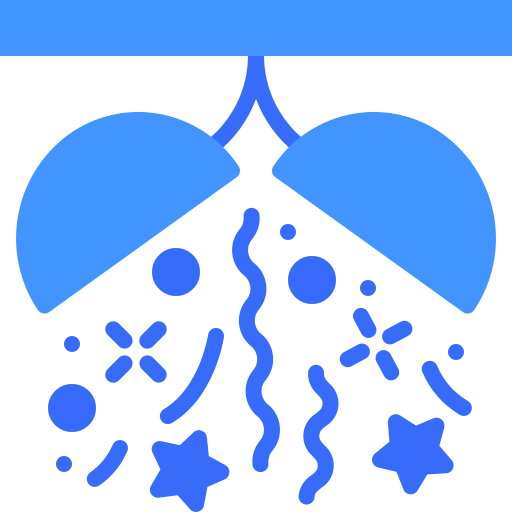 kula konfetti Generic Flat ikona