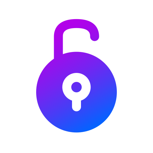 Unlock Generic Flat Gradient icon