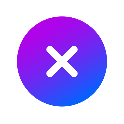 削除 Generic Flat Gradient icon