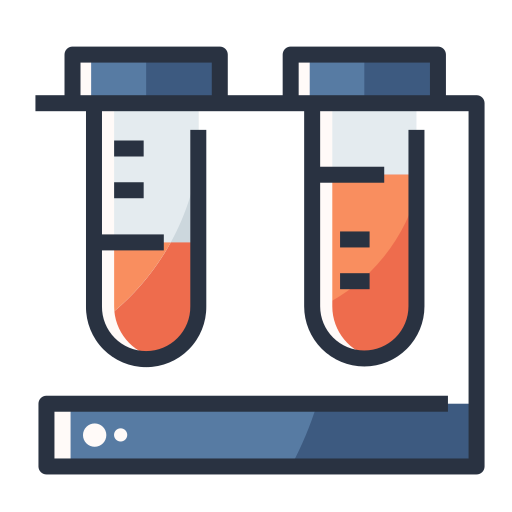 Test tube Generic Color Omission icon