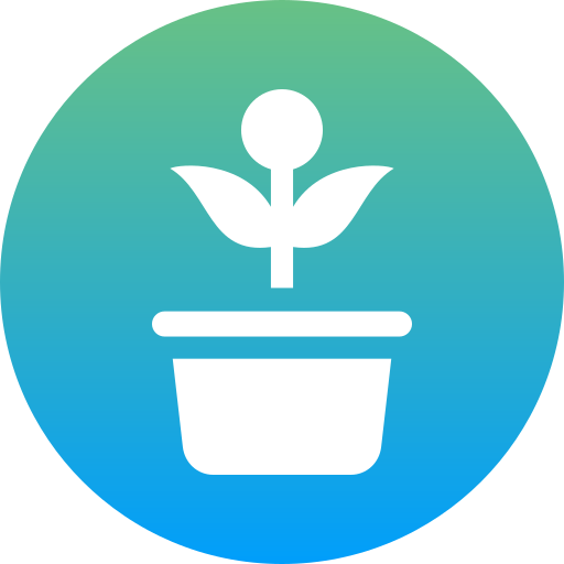 Flower pot Generic Flat Gradient icon