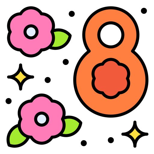 8 marca Generic Outline Color ikona