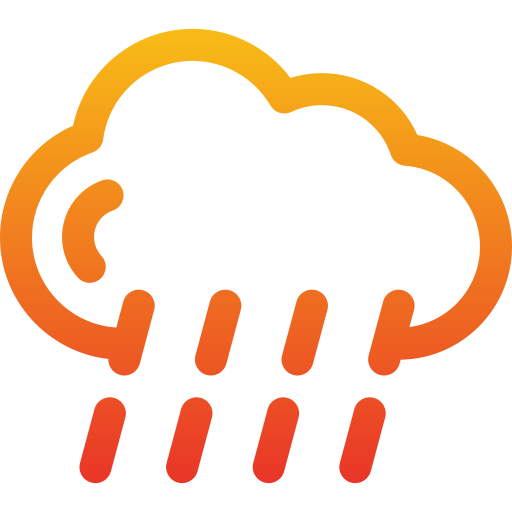 폭우 Generic Gradient icon