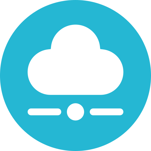 serwer w chmurze Generic Flat ikona