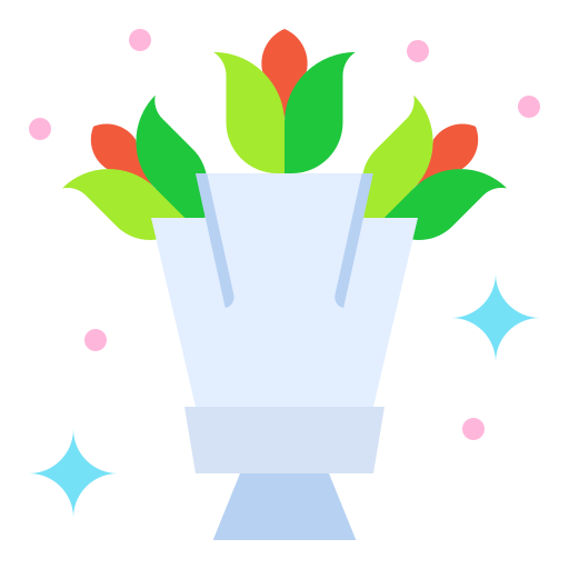 ramo de flores Generic Flat icono