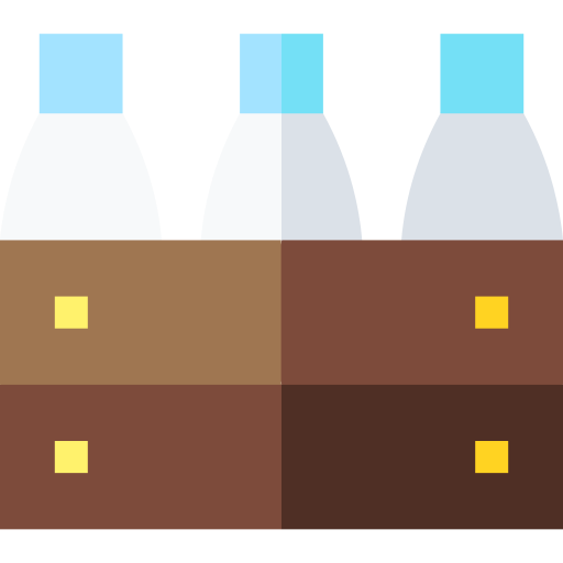 Milk Basic Straight Flat icon