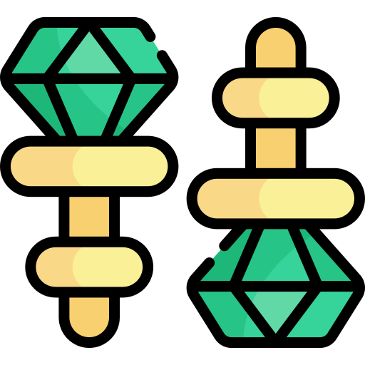 Cufflinks Kawaii Lineal color icon