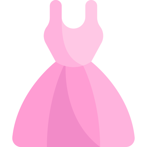 드레스 Kawaii Flat icon