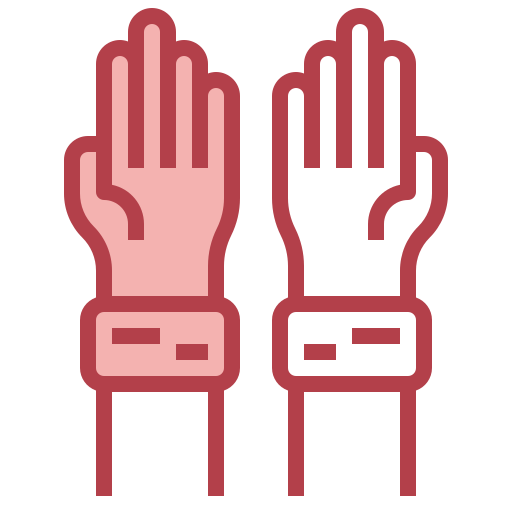 guantes de la mano Surang Red icono