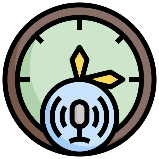Clock Surang Lineal Color icon