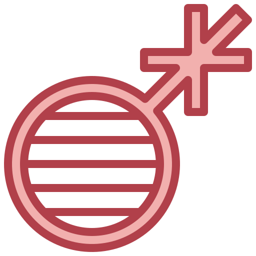 genderqueer Surang Red Icône