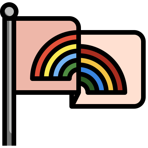 lgbt Surang Lineal Color icon