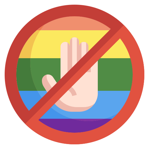 homofobia Surang Flat icono