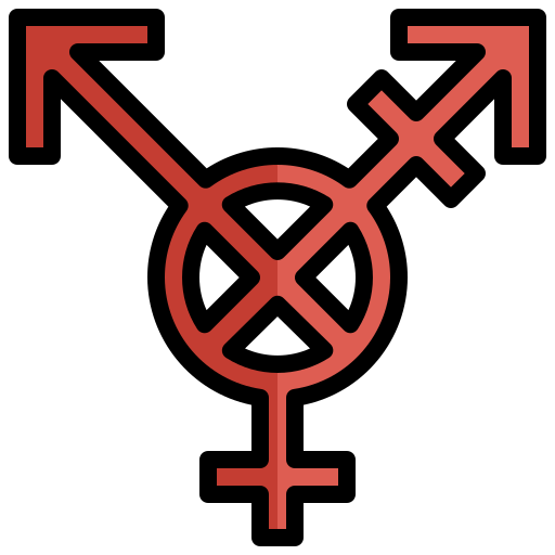 transphobia Surang Lineal Color icon