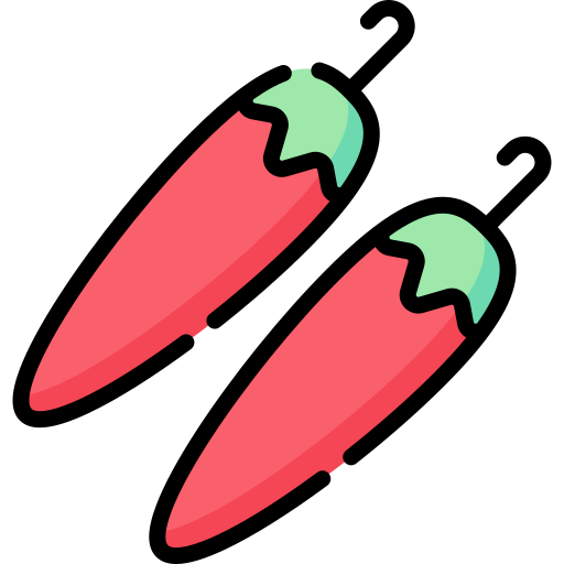 roter chili Special Lineal color icon