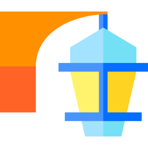 Streetlight Basic Straight Flat icon