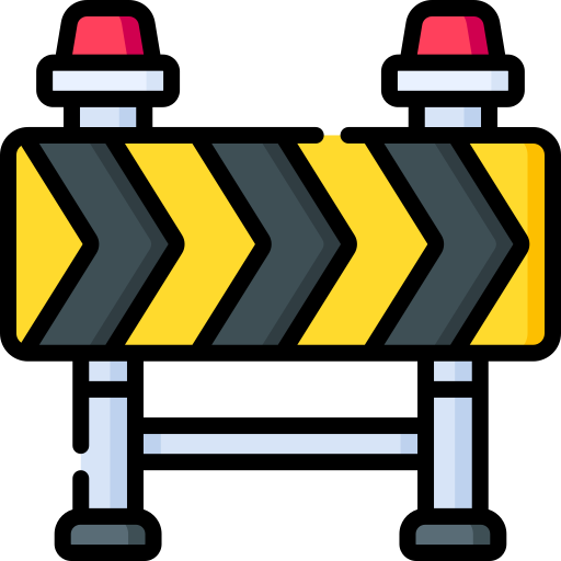 barricada Special Lineal color icono