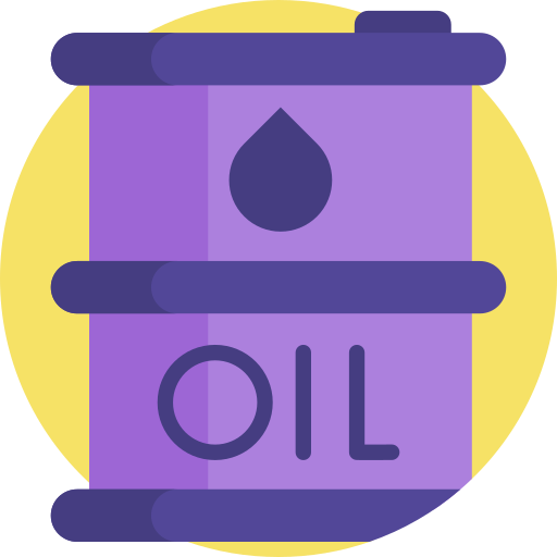 olie Detailed Flat Circular Flat icoon