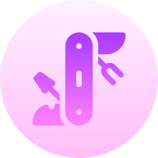 スイスアーミーナイフ Basic Gradient Circular icon