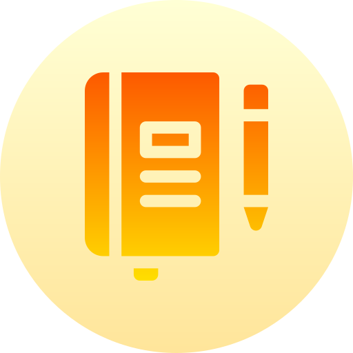 Дневник Basic Gradient Circular иконка