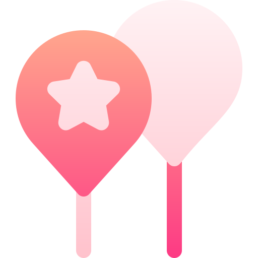 Air balloon Basic Gradient Gradient icon
