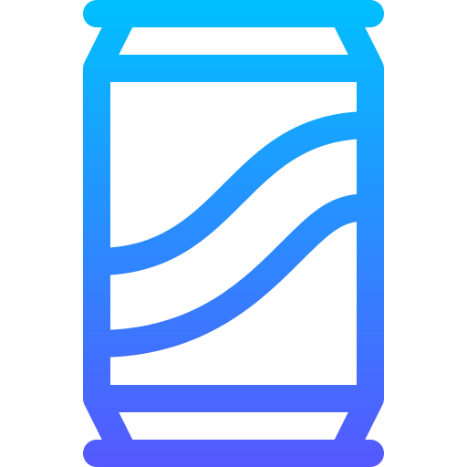 refrigerante Basic Gradient Lineal color Ícone