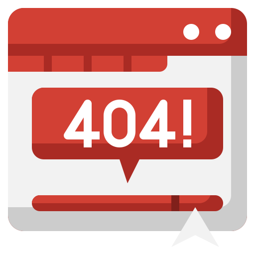 404 fehler Surang Flat icon