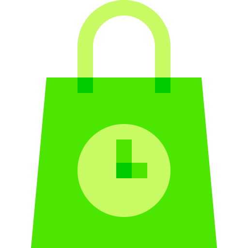 Shopping bag Basic Sheer Flat icon