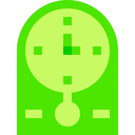reloj de pared Basic Sheer Flat icono