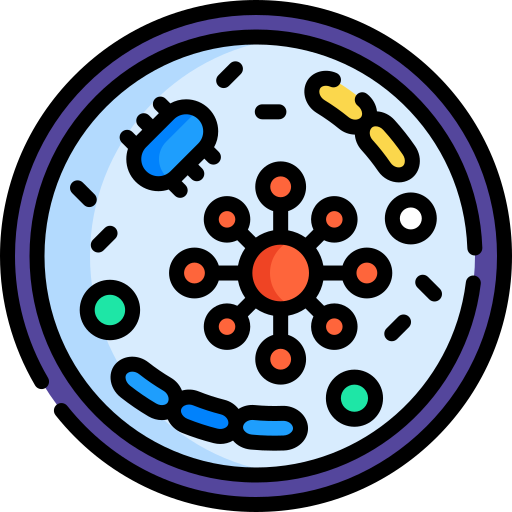 mikrobiologie Special Lineal color icon