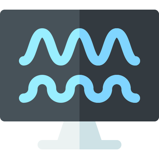 Sound wave Basic Rounded Flat icon