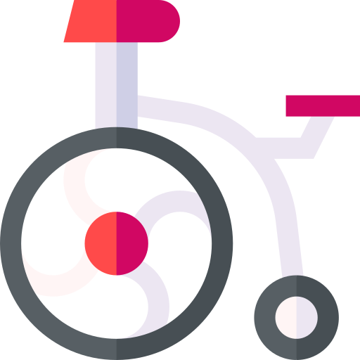 Bike Basic Straight Flat icon