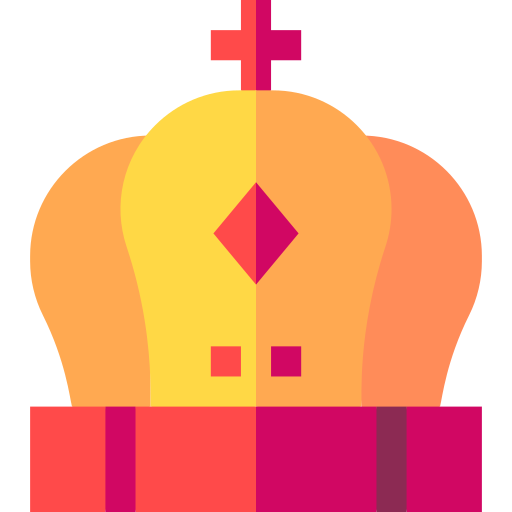 Crown Basic Straight Flat icon