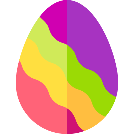 el huevo de pascua Basic Straight Flat icono